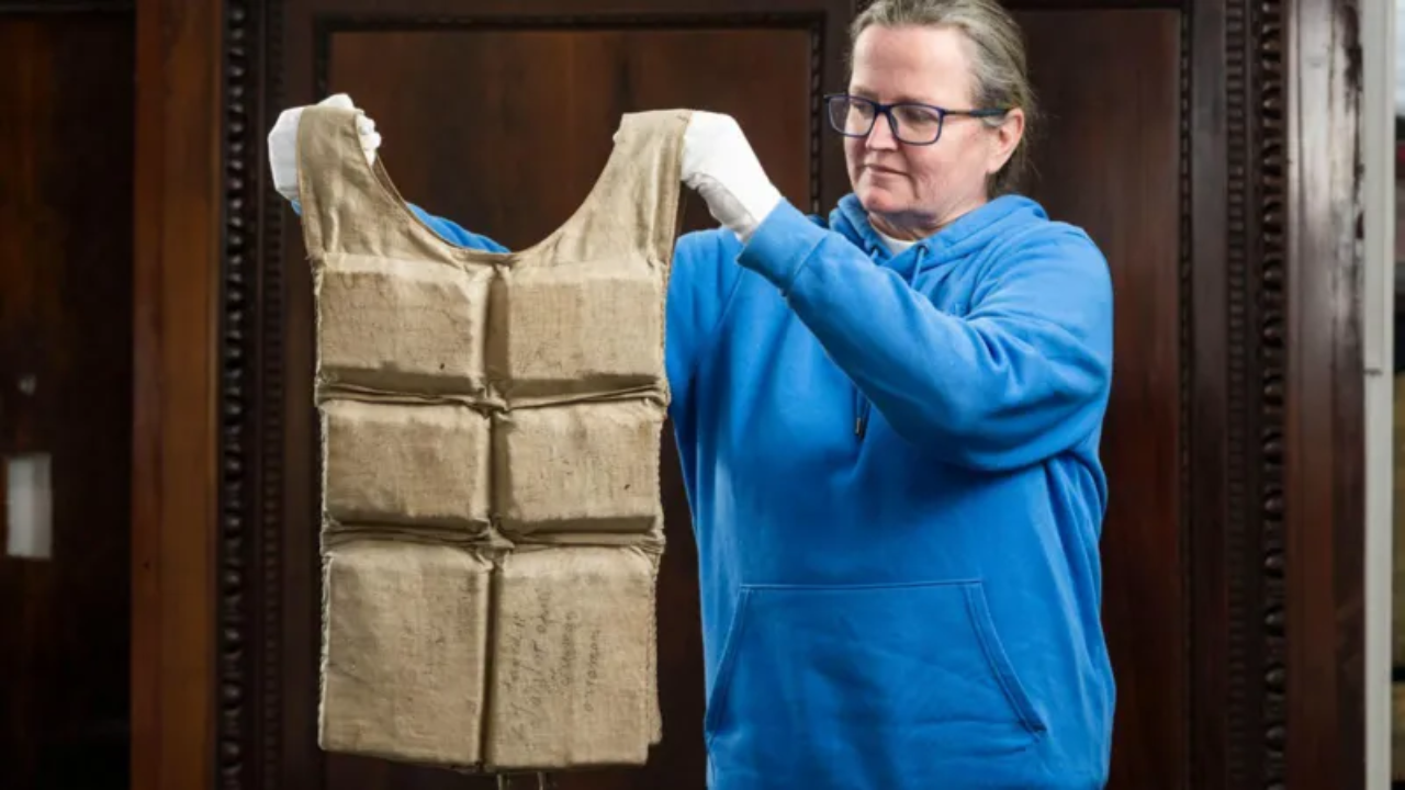 Titanic life jacket worn by survivor sold for £670,000 ($906,000) at UK auction