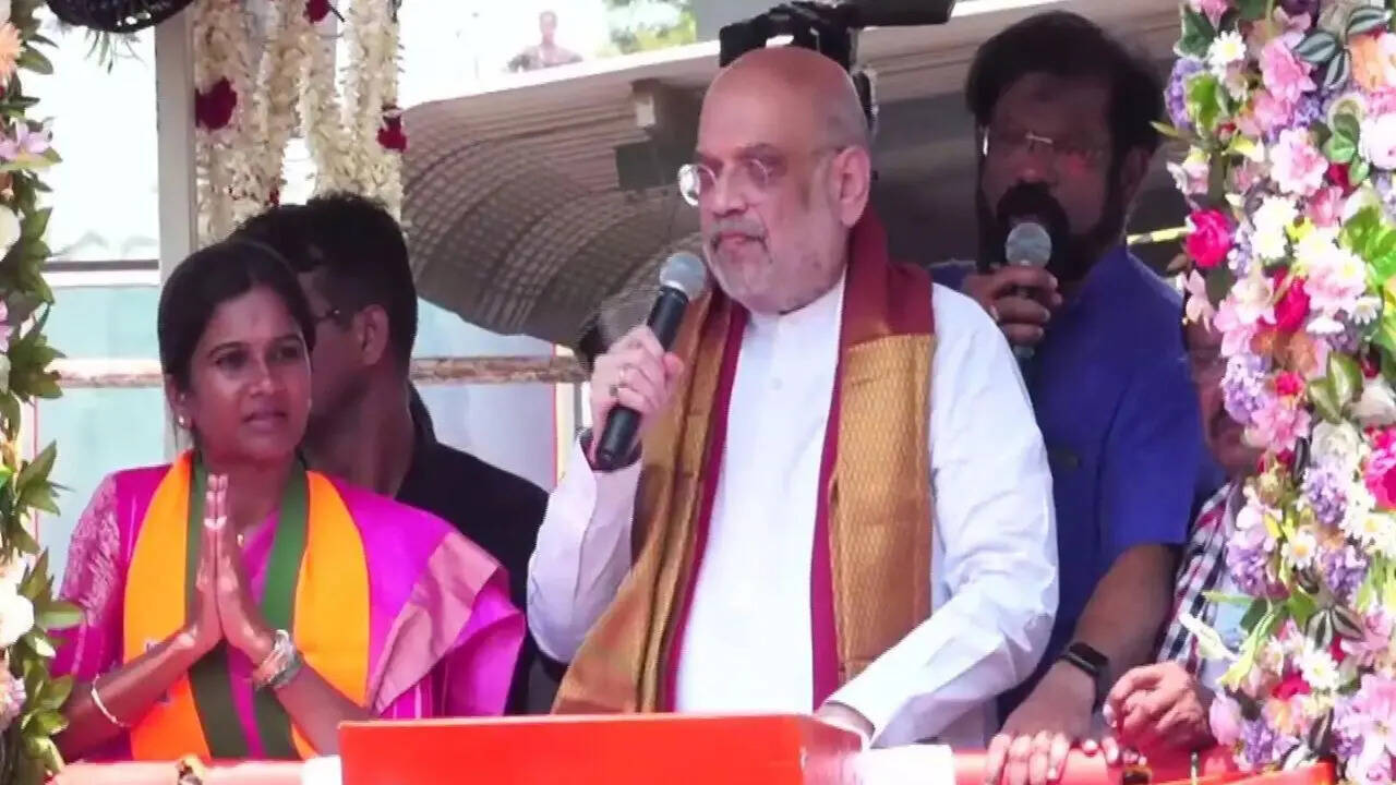 ‘MK Stalin wants to make his son CM’: Amit Shah slams DMK dynasty politics
