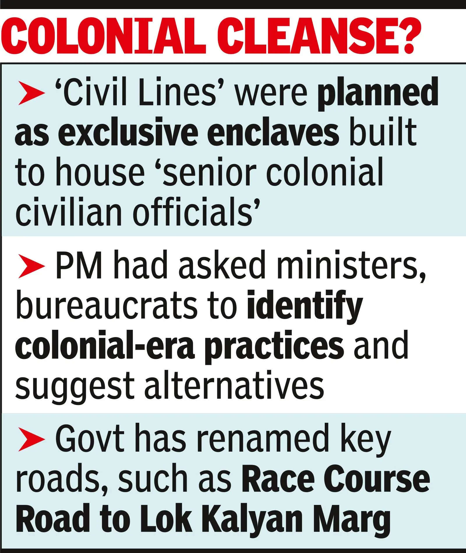 Soon, ‘Civil Lines’ may be relegated to history