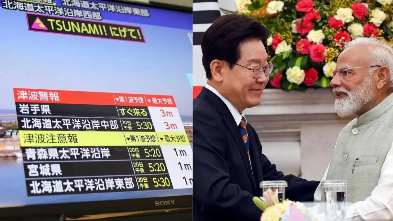 Evening news wrap: Japan hit by 7.5 quake; PM Modi hails ‘chips to ships’ ties with South Korea & more