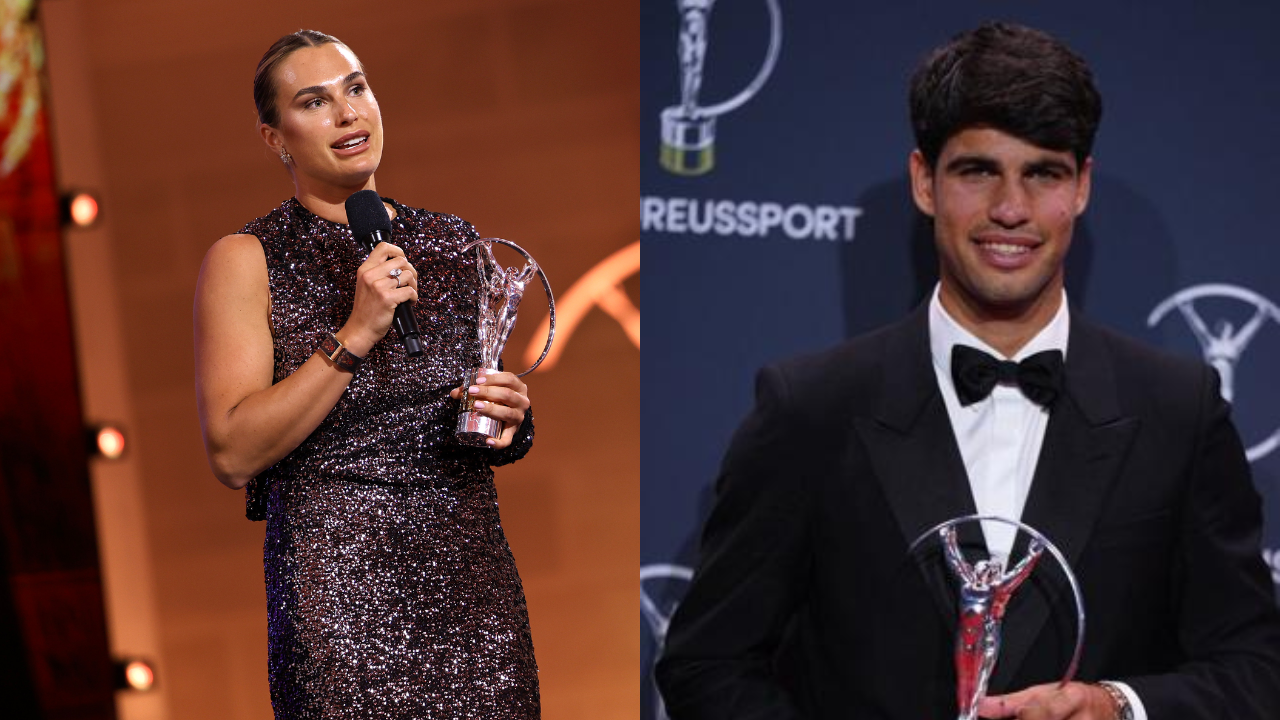 Alcaraz, Sabalenka crowned Laureus Sportsman and Sportswoman of the year