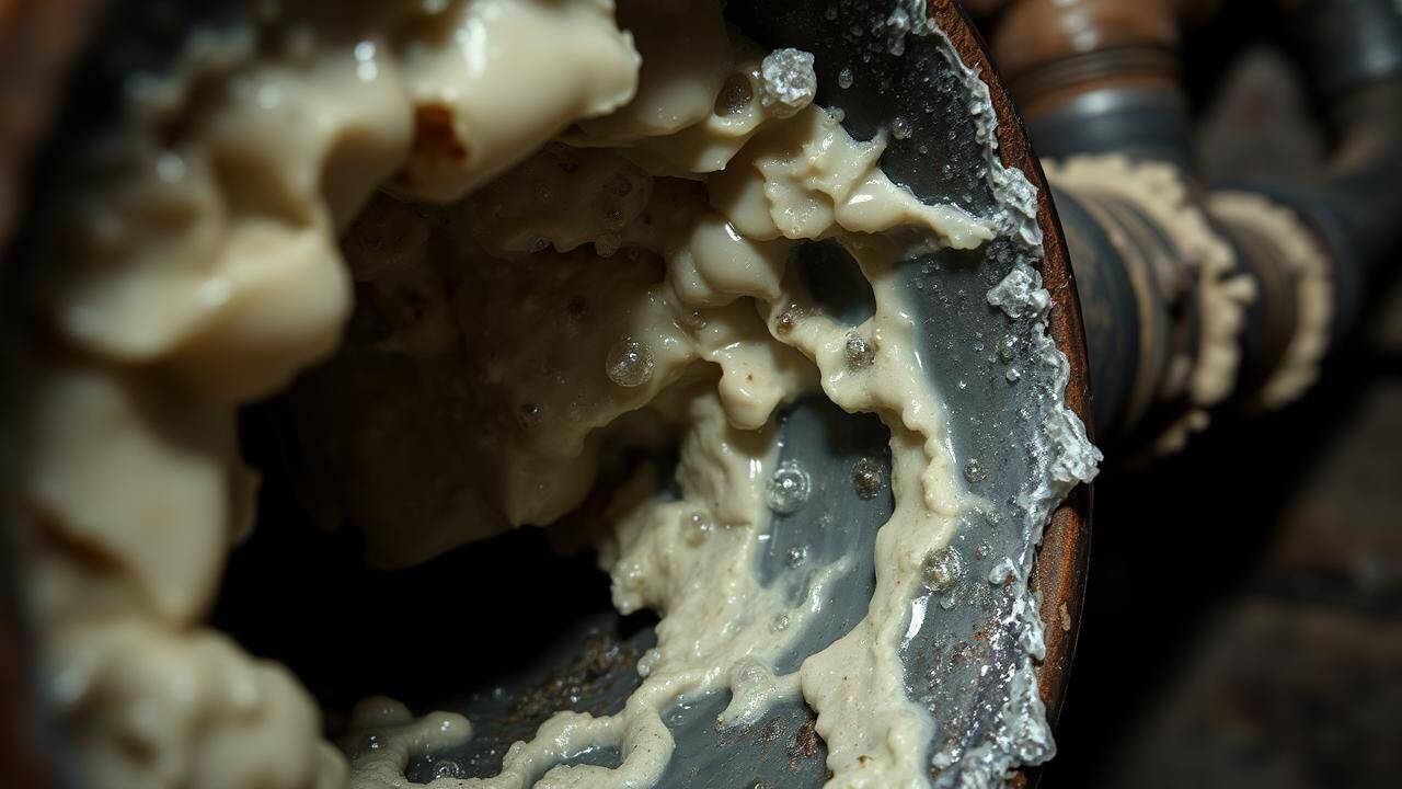 Saponified Grease Blockage