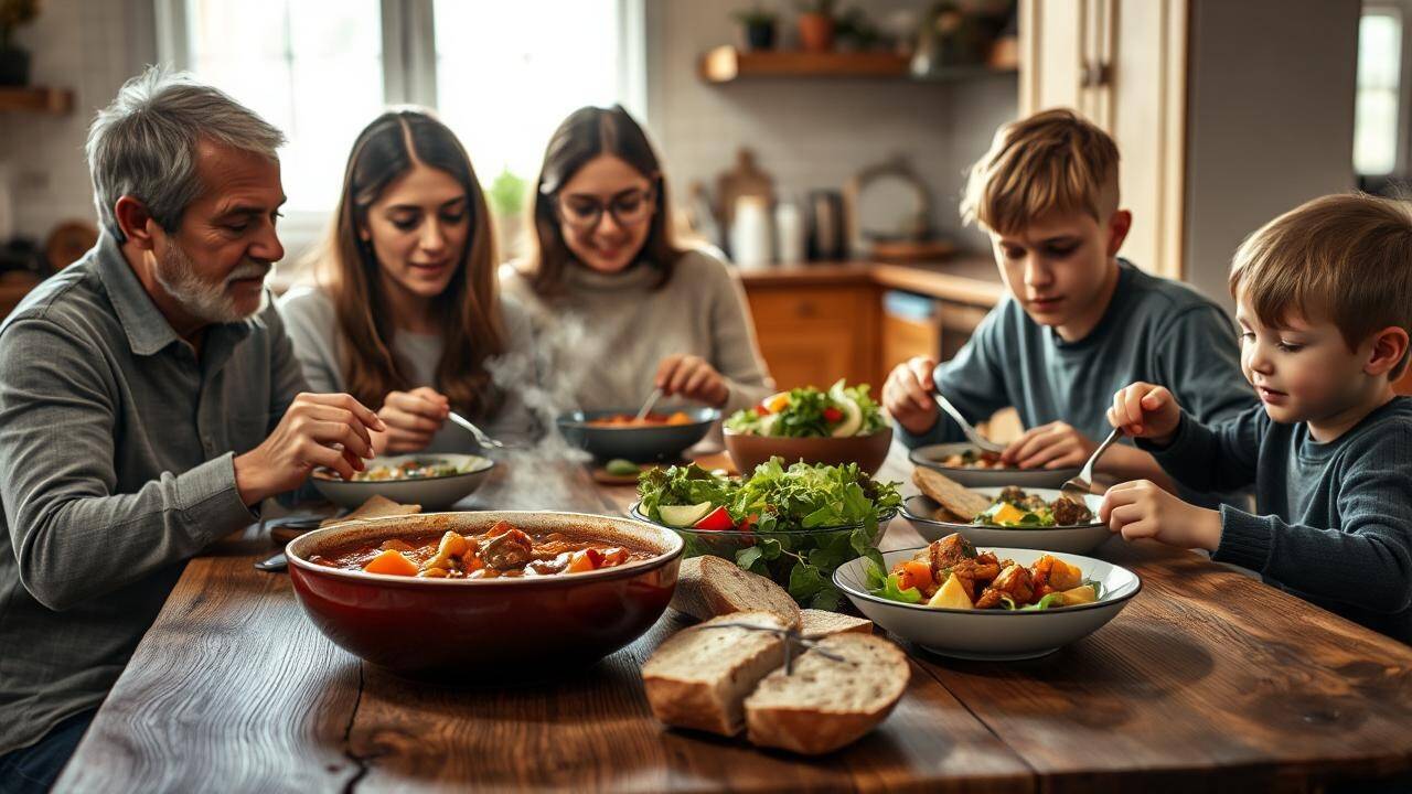 Family Mealtime Serenity