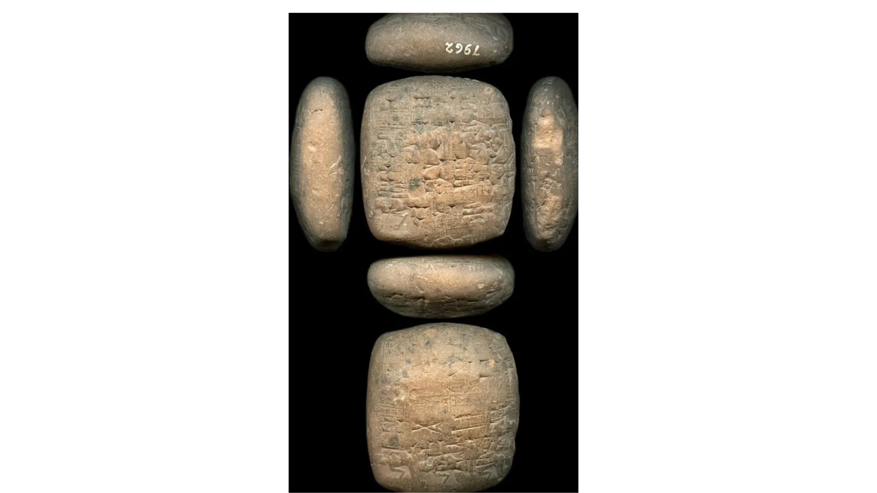 The ancient tablet appears to record a transaction involving beer.