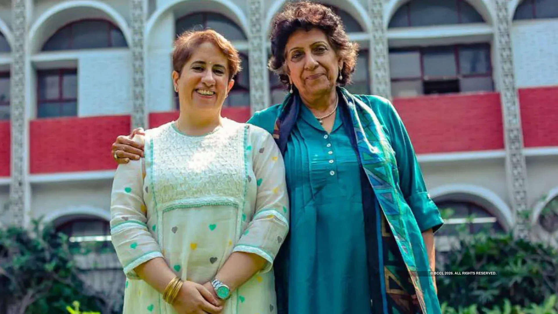 A heartfelt reunion - Guneet Monga reconnects with her former principal Suman Kumar