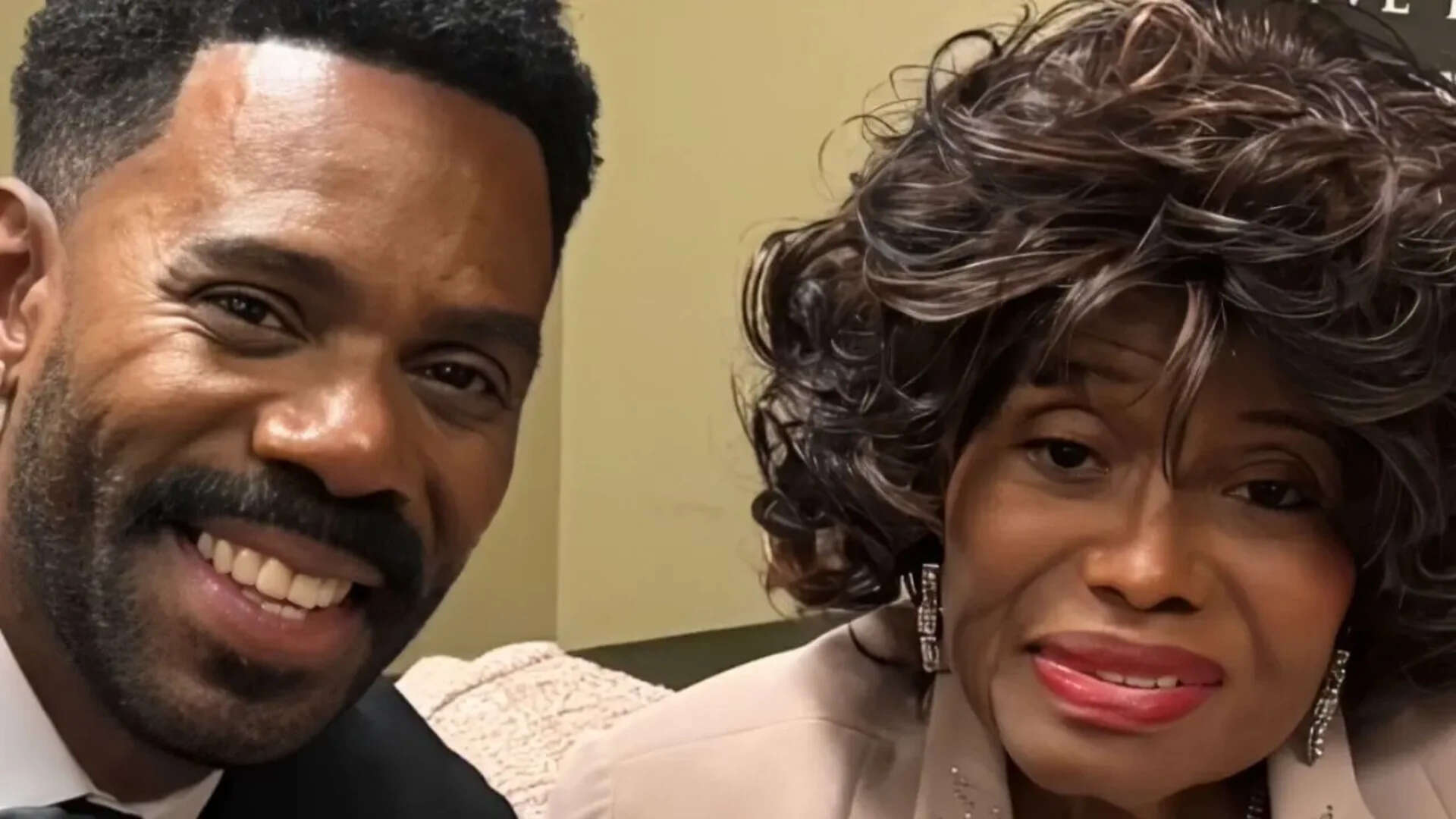 Colman Domingo and Michael Jackson’s mother, Katherine Jackson, pose together