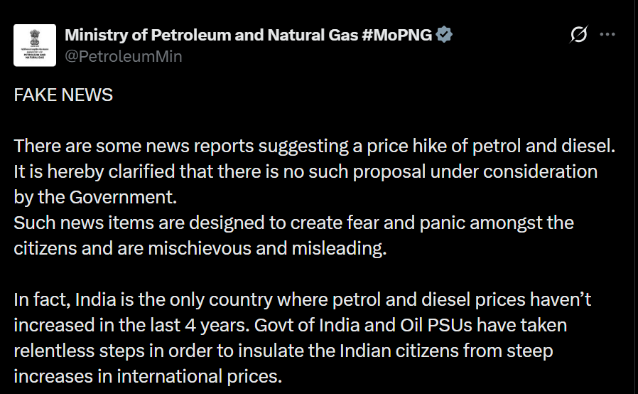 Government's post on X