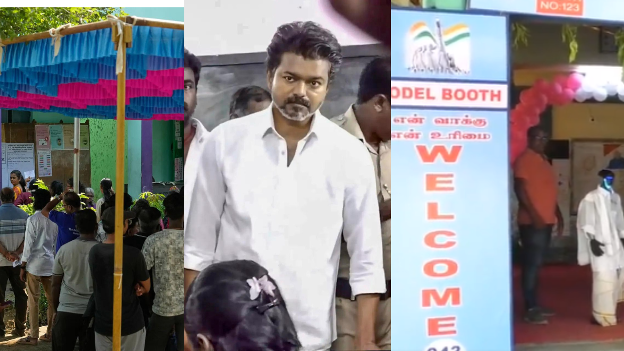 Tamil Nadu elections: Star-studded voting day, Vijay appeals to EC, robot greets voters – Top developments