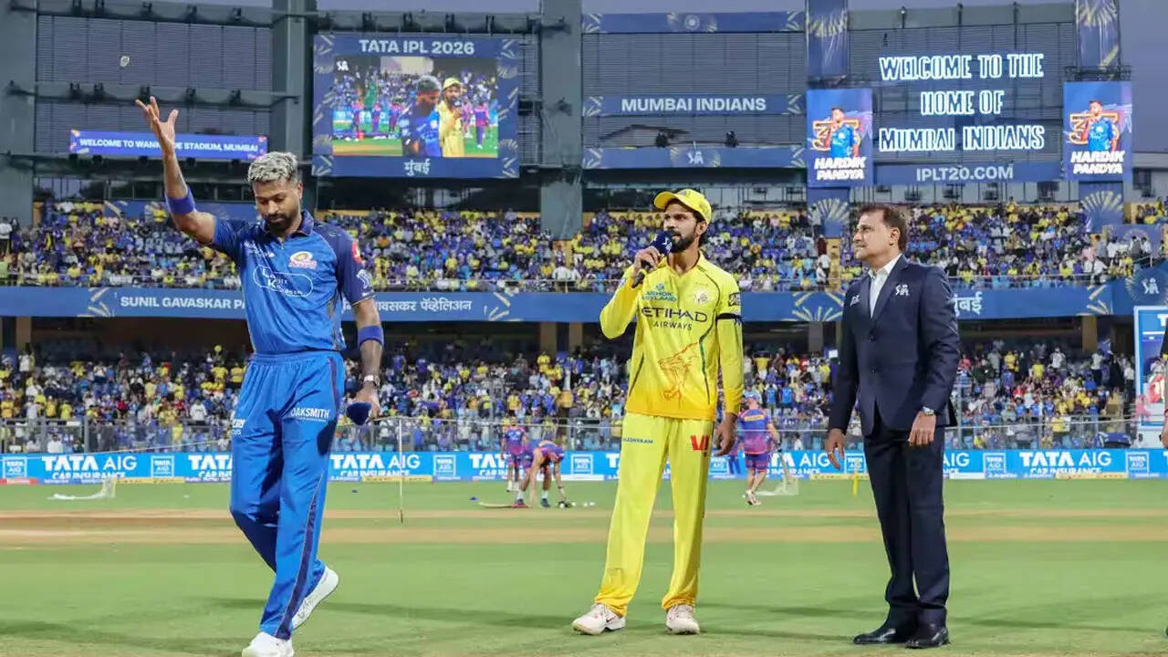 IPL Live: MI captain Hardik Pandya opts to field vs CSK