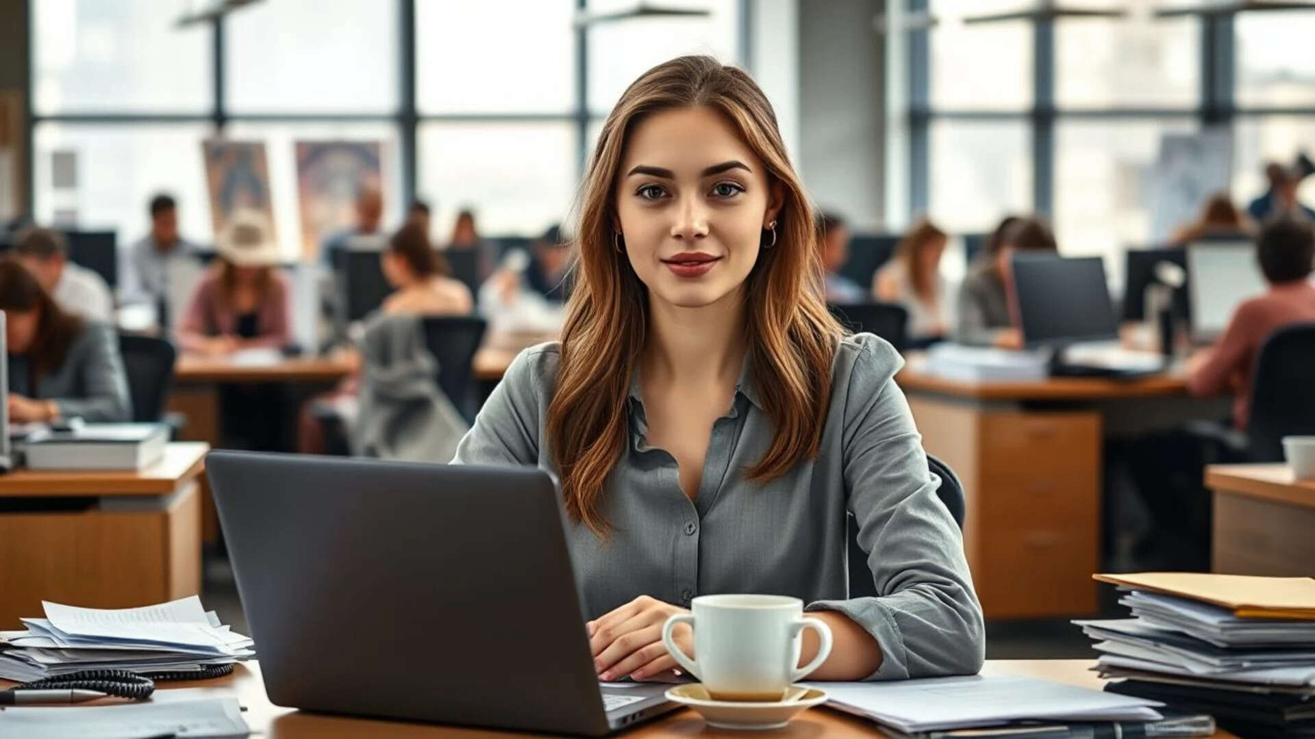 Calm amidst the office storm