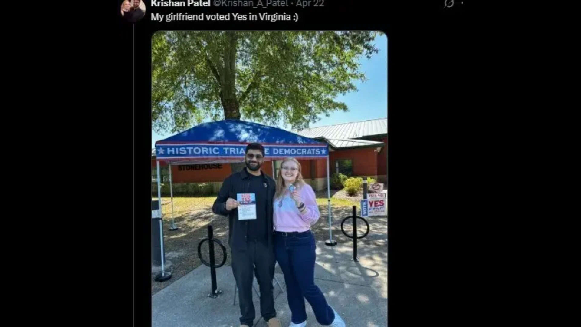 'I am as American as...': Indian-origin man trolled after posting girlfriend's photo of voting in Virginia redistricting election