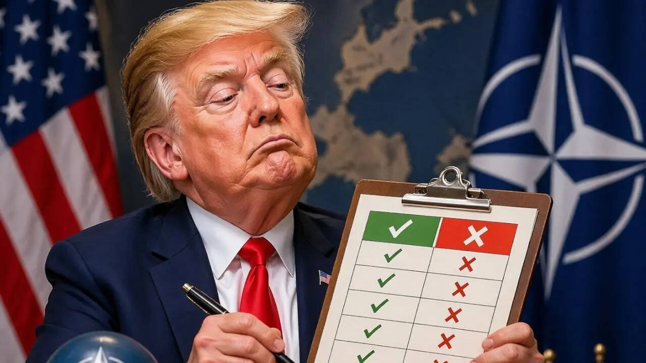 ‘Naughty or nice?’: Trump ranks Nato allies in tiers based on defence spending and support in Iran war