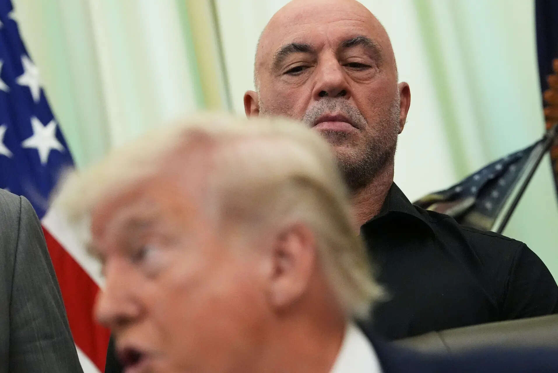 Did Joe Rogan and Donald Trump have a problem when they spoke at UFC 327? Rogan speaks out