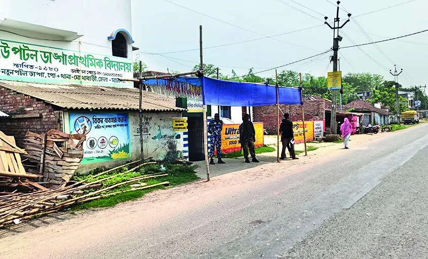 ‘Some get to go to booths, but we can’t even step onto roads’