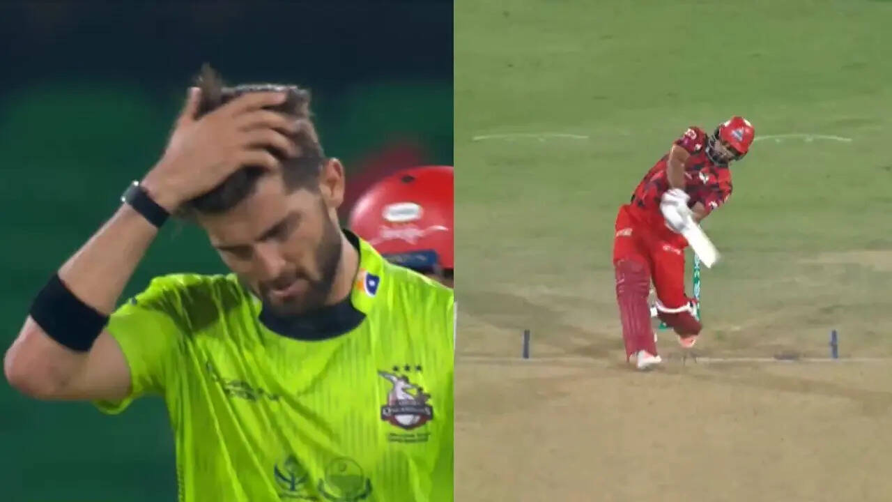 Watch: 50 runs off three overs! Shaheen, Rauf taken to cleaners in PSL