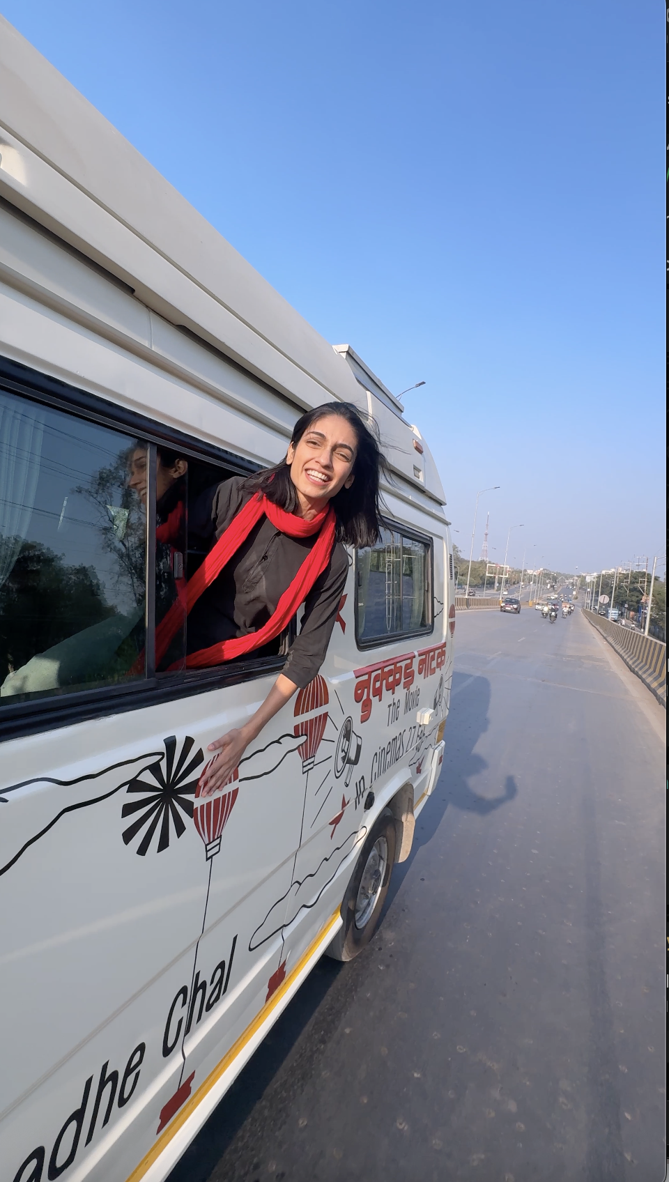 Molshri in Caravan travelling