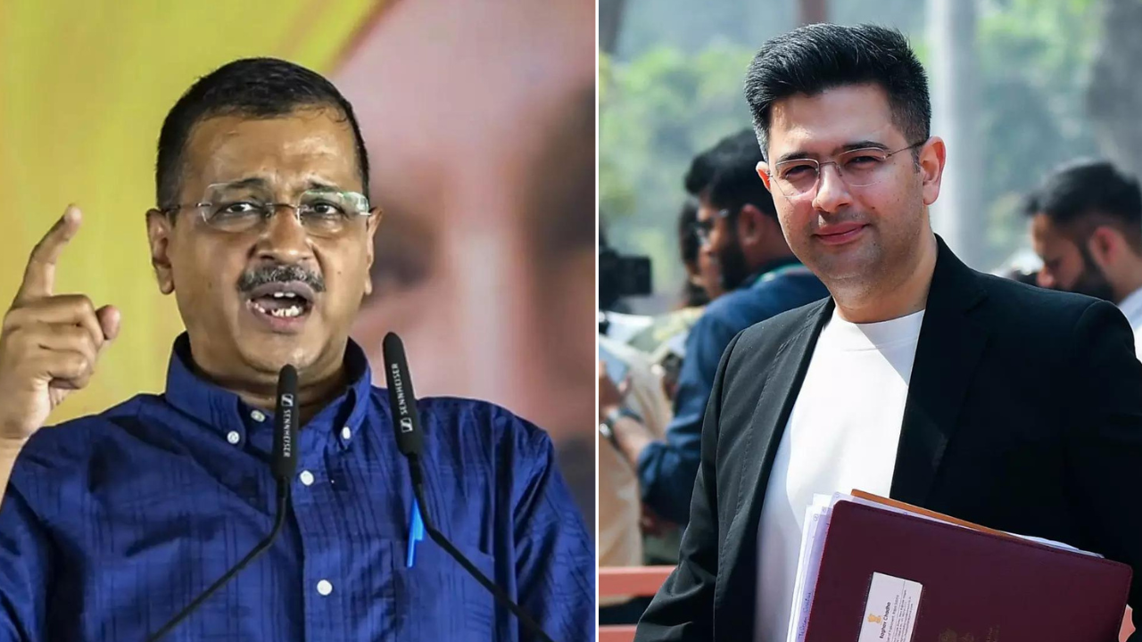 ‘BJP has betrayed Punjabis again’: Arvind Kejriwal after Raghav Chadha leads major AAP exodus