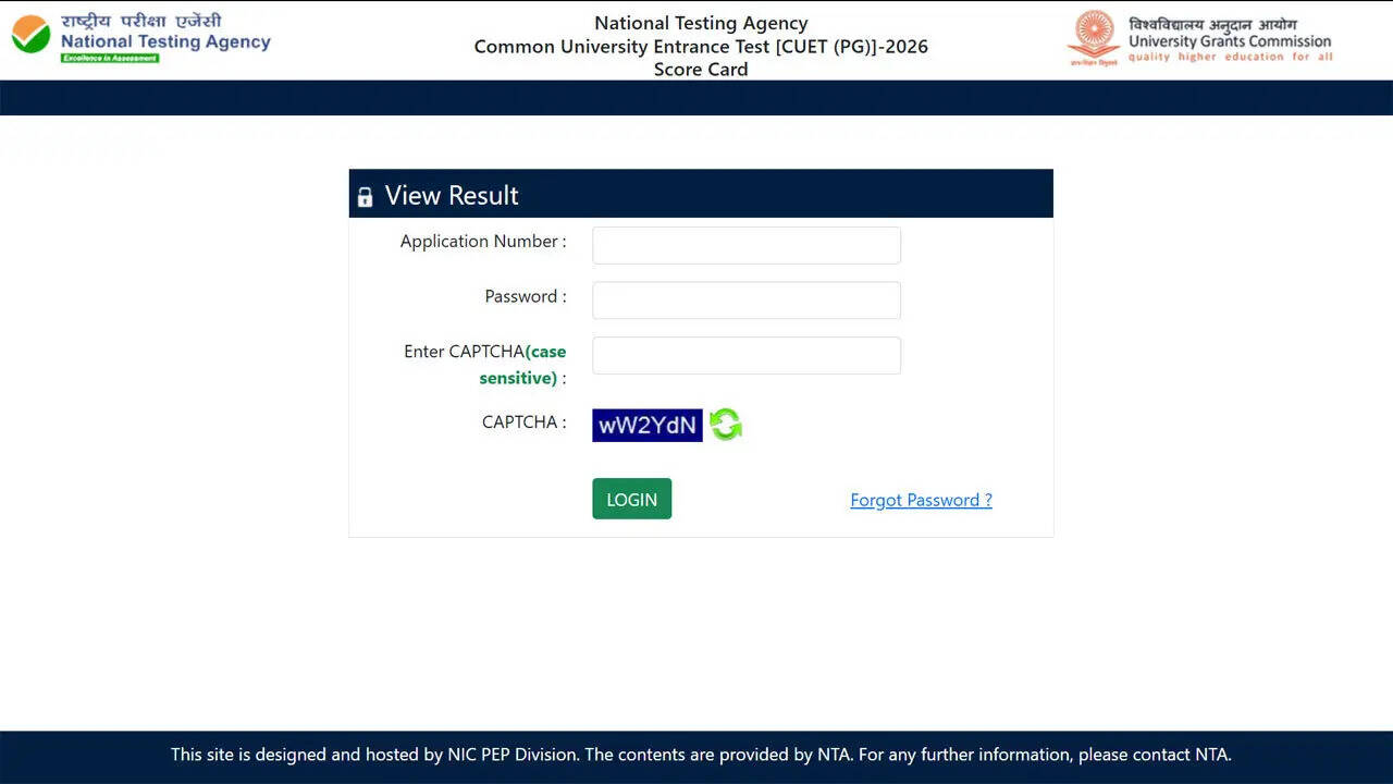 CUET PG 2026 result OUT at exams.nta.nic.in, scorecards now available for download: Direct link