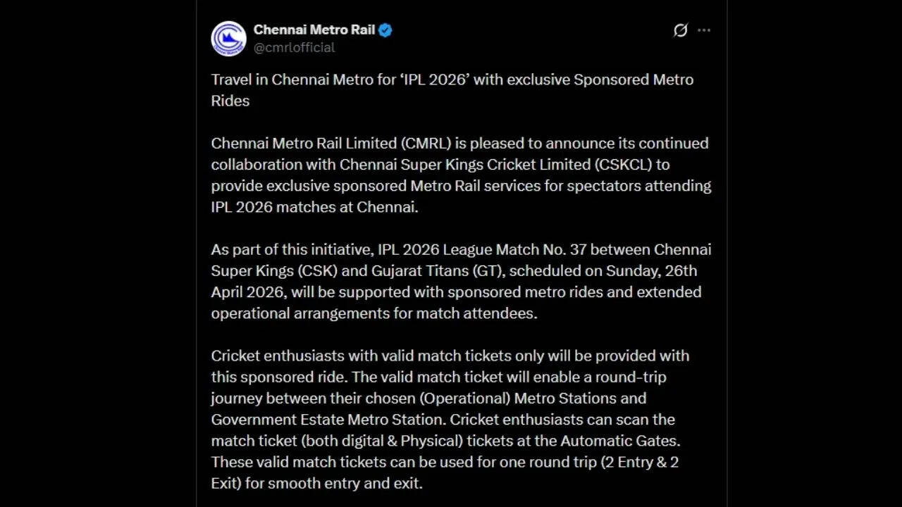 Chennai Metro Rail on X