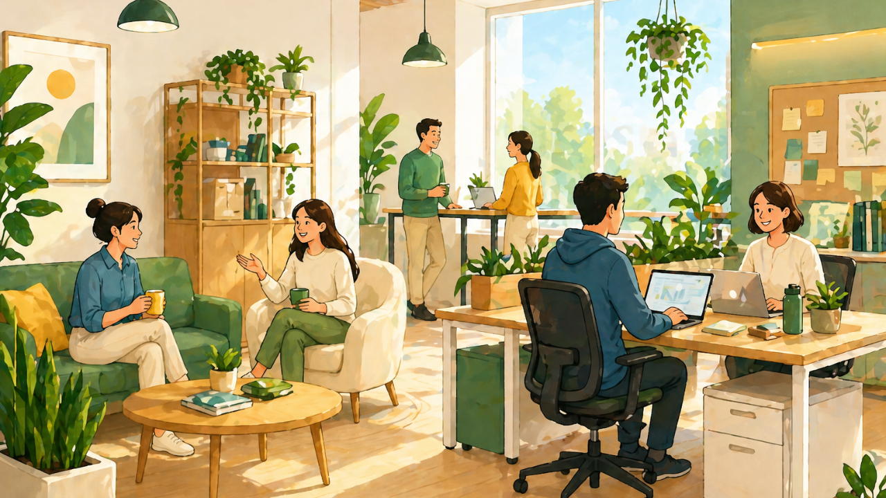 Plot twist: The healthiest offices aren't powered by coffee