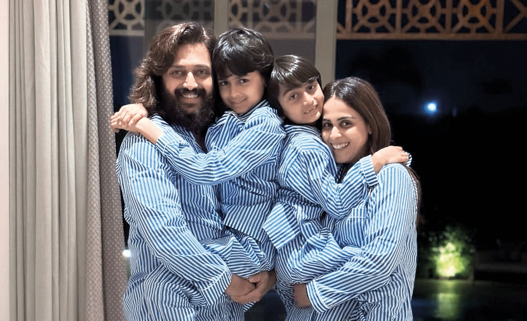 Riteish-and-Genelia-family