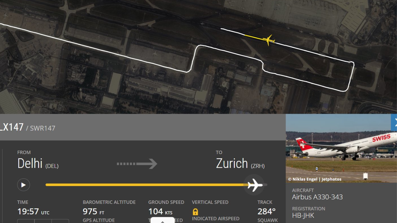 Engine fire on SWISS Delhi-Zurich flight during take off roll; aircraft evacuated on runway