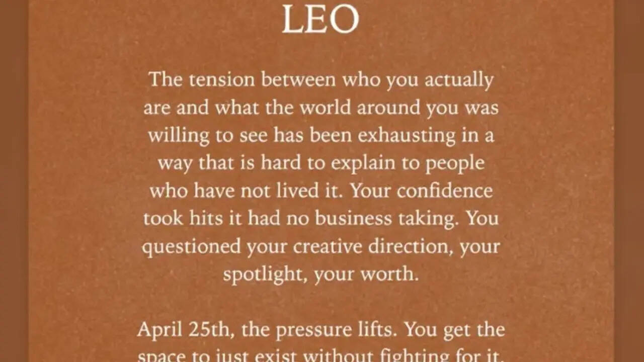 The 44-year-old, a Leo, shared a cryptic post on the social media app