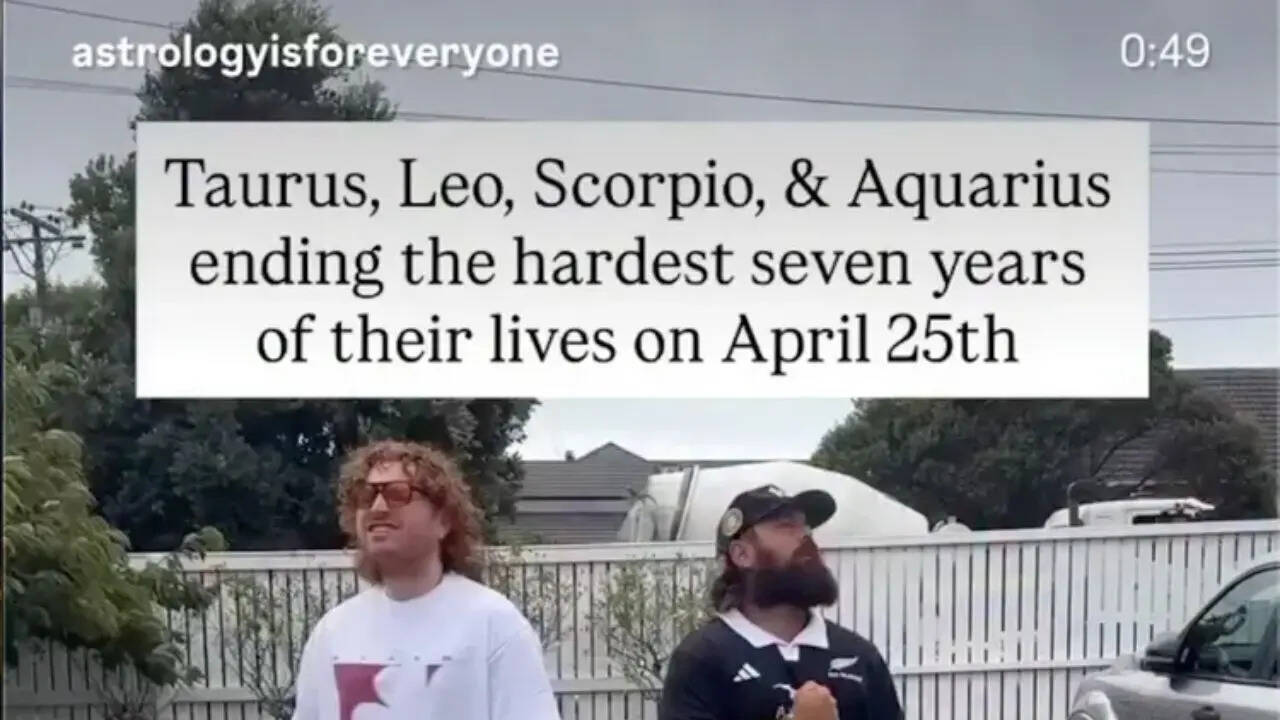 She followed the post with a video re-shared from Instagram user @astrologyisforeveryone.