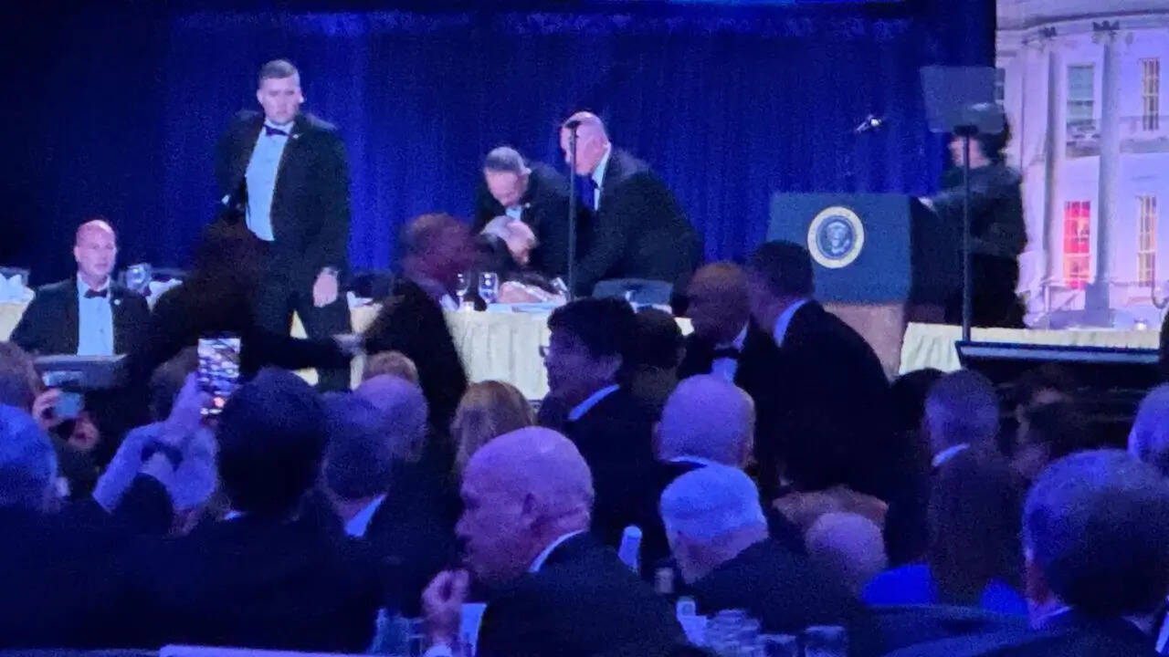 Watch: How JD Vance was evacuated amid gunfire panic at White House correspondents' dinner