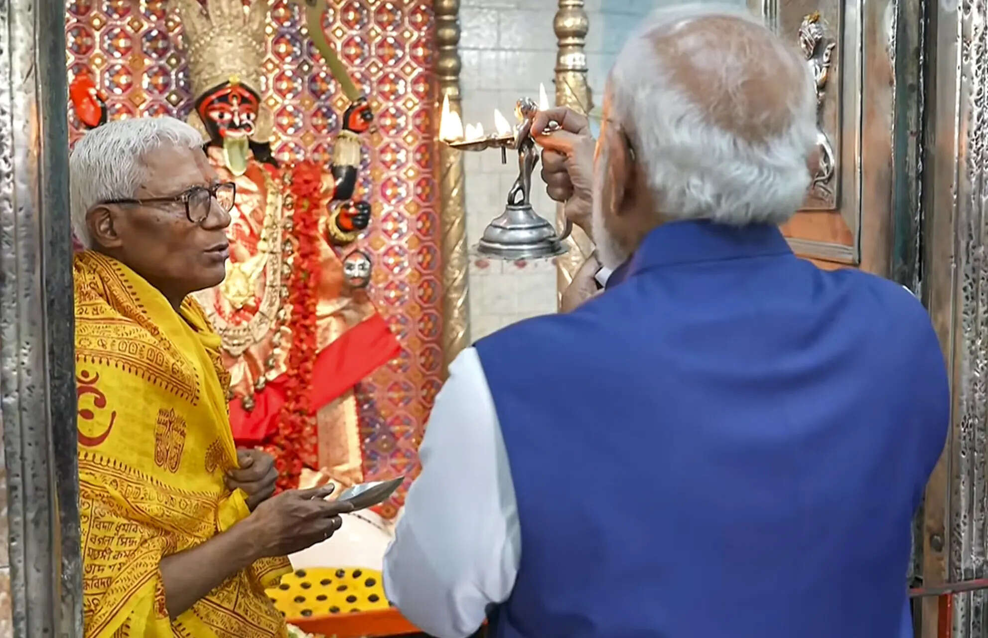 West Bengal polls: With prayers at Kali temple, Modi counters TMC veg claim