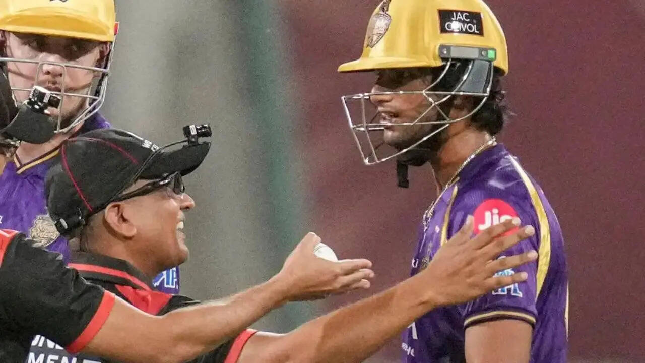 'Abuse of cricket equipment': Angkrish Raghuvanshi fined by IPL