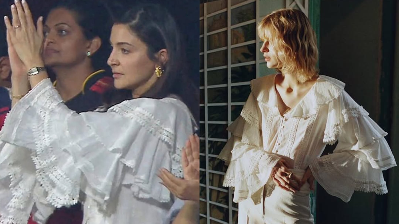 Anushka's Cricket Match Look Is Quiet Luxury Chaos