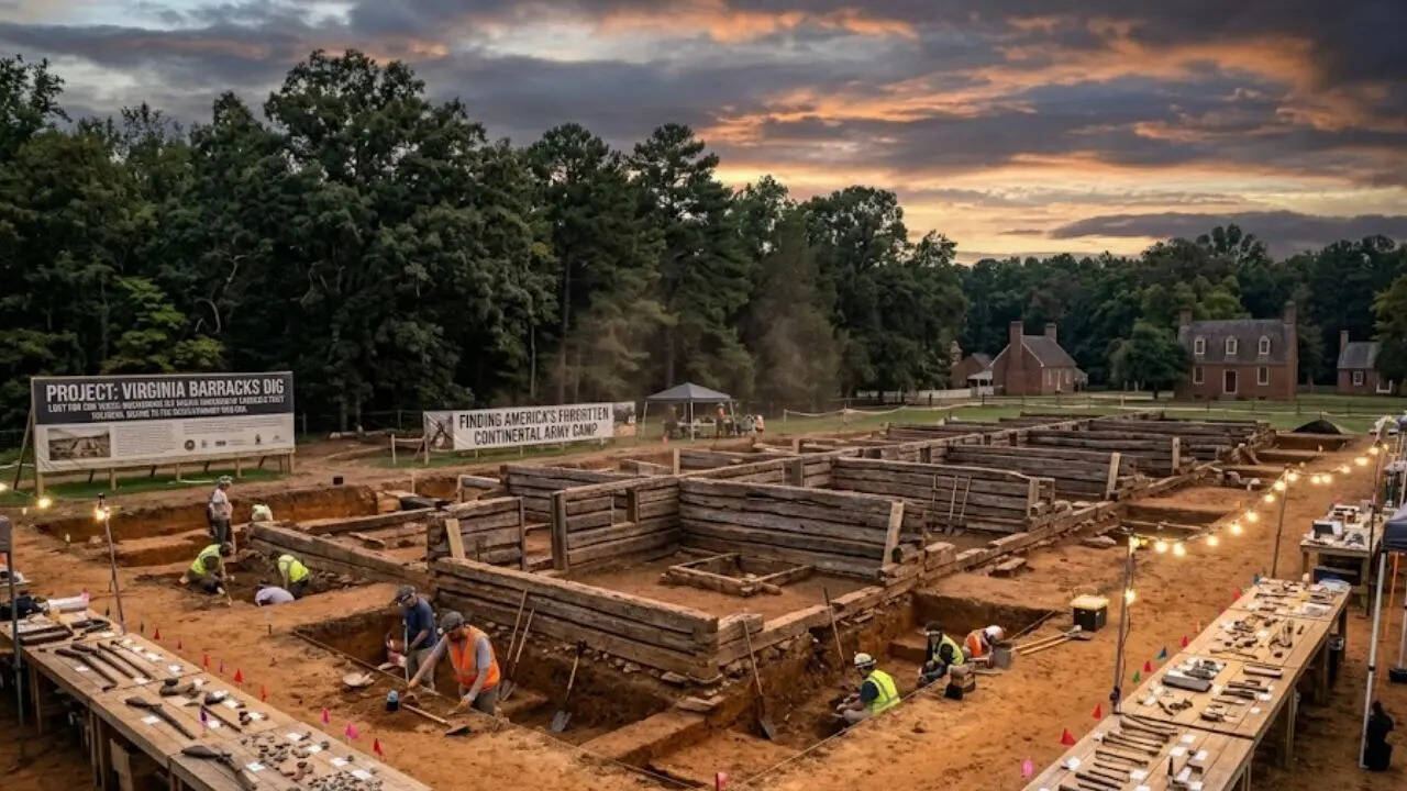 Lost for 200 years: Virginia dig uncovers hidden barracks of America’s first soldiers