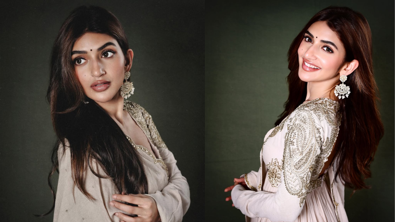 Sreeleela ivory anarkali