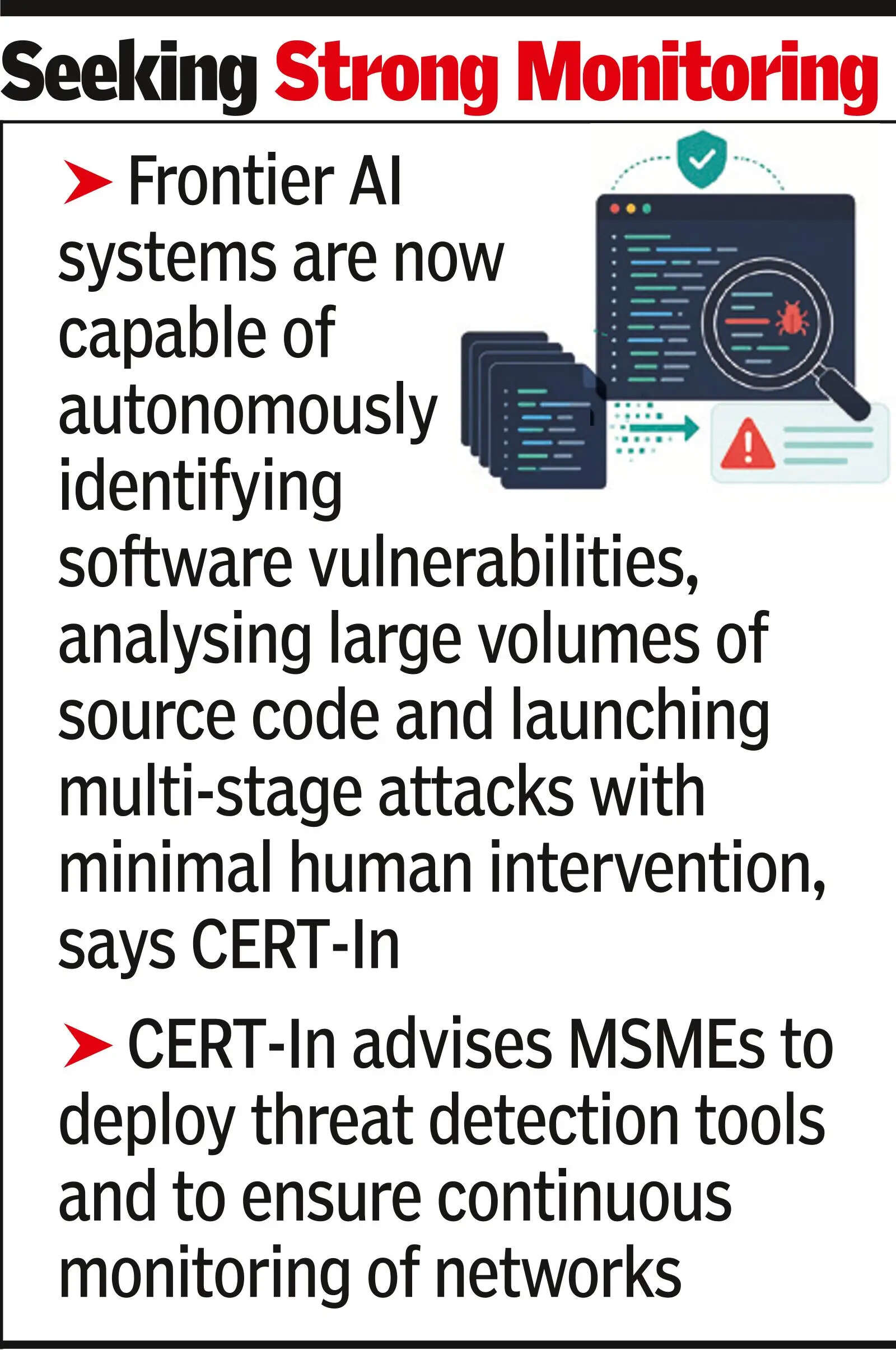 CERT-In warns MSMEs on new AI risks
