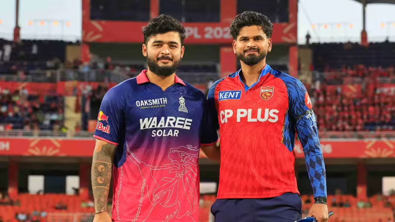 PBKS vs RR Live Score: Riyan Parag wins toss, elect to bowl first against Punjab Kings