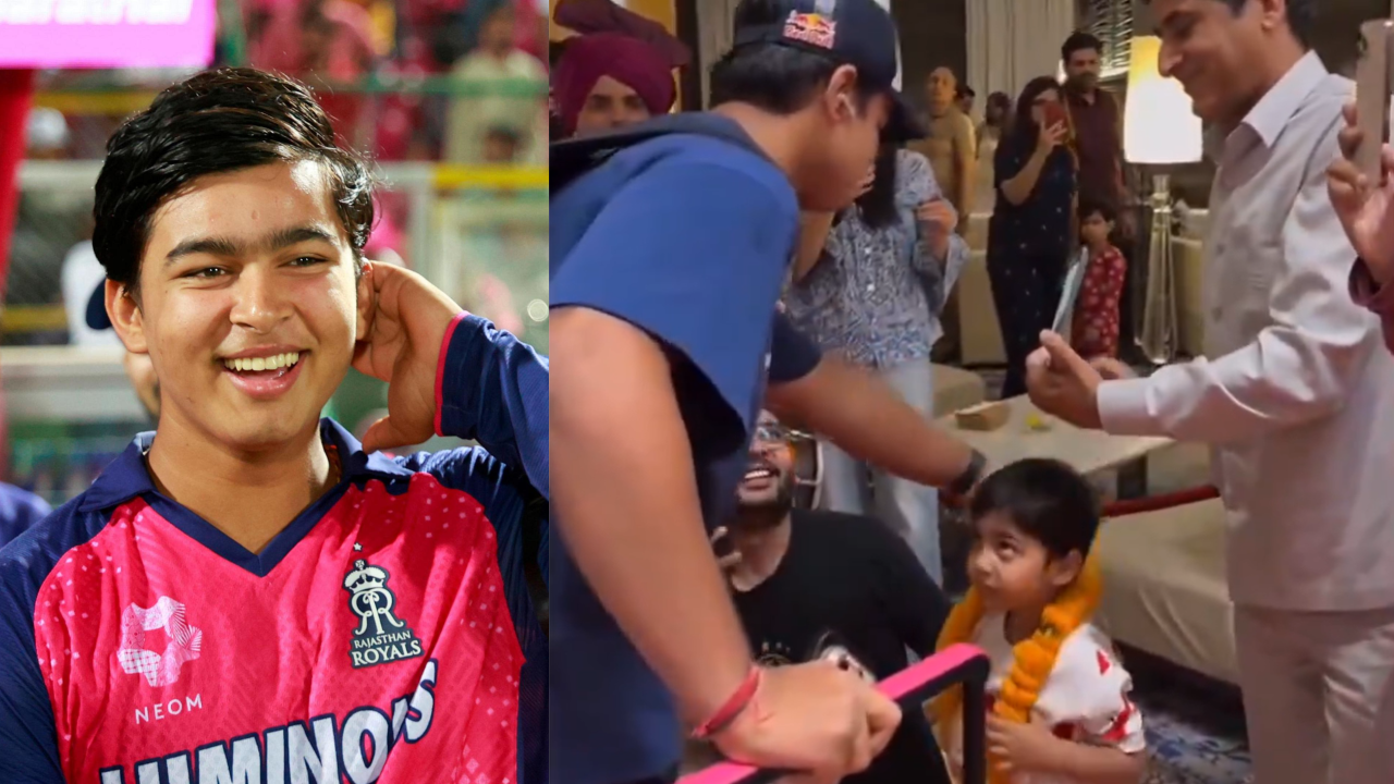 Vaibhav Sooryavanshi wins heart with humble gesture for young fan - Watch