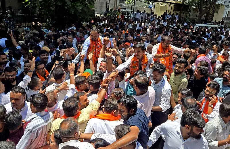 Surat Municipal Corporation Leader Post Empty After BJP Sweep