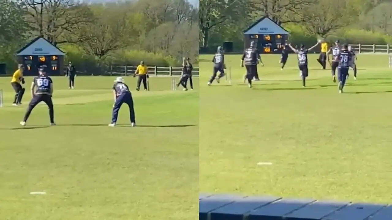 Watch: 6 wickets in 6 balls! Cricketer scripts history with bowling