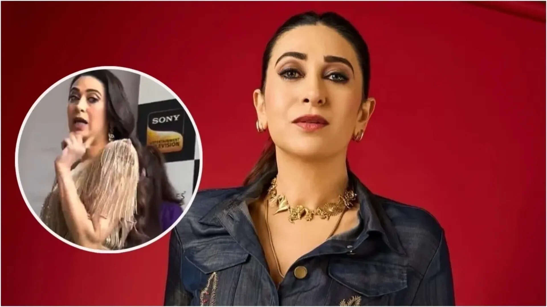 'Zyada zoom mat karna': Karisma requests paps - Video