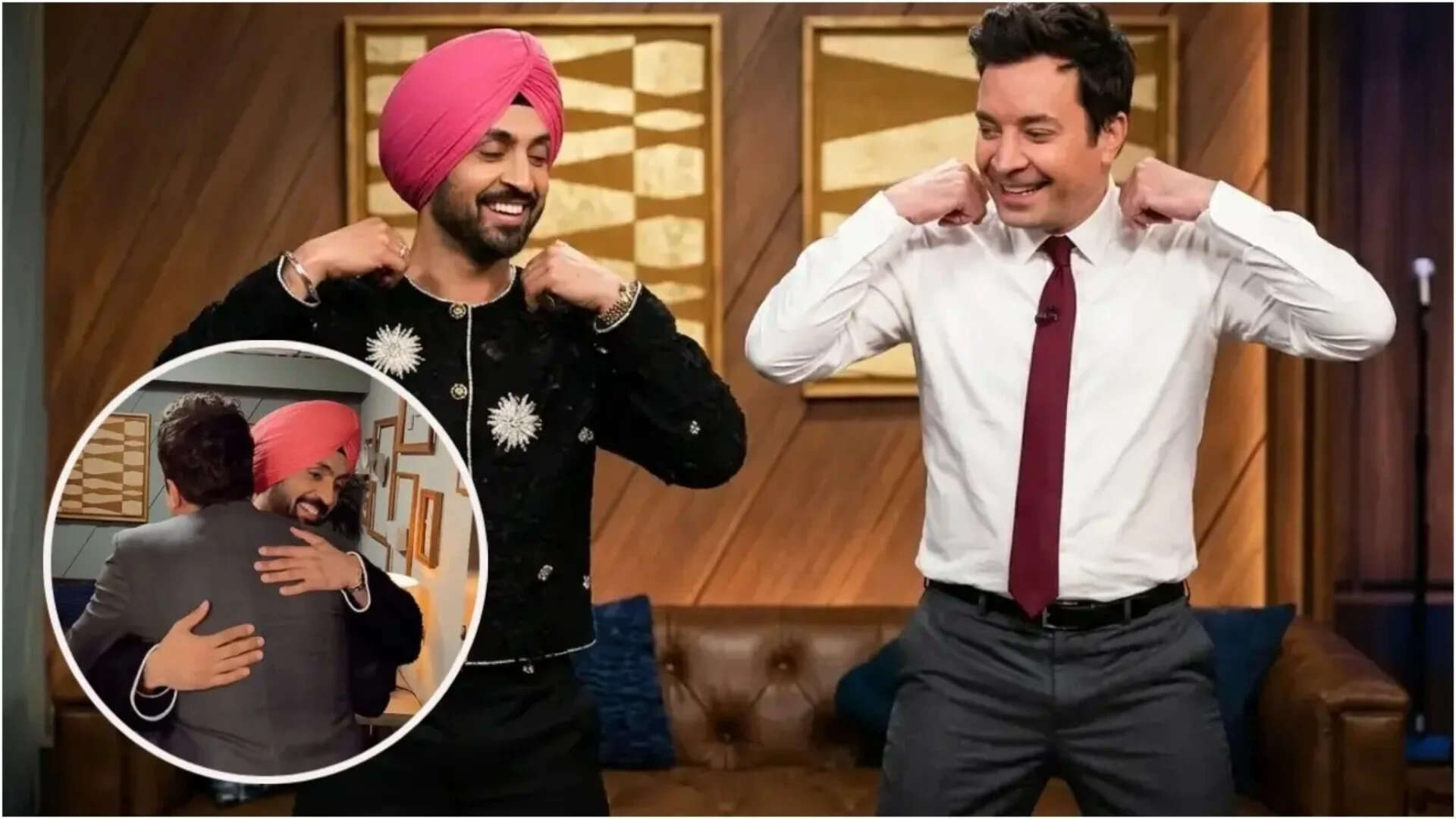Diljit thanks Jimmy for giving him a 'platform to represent'