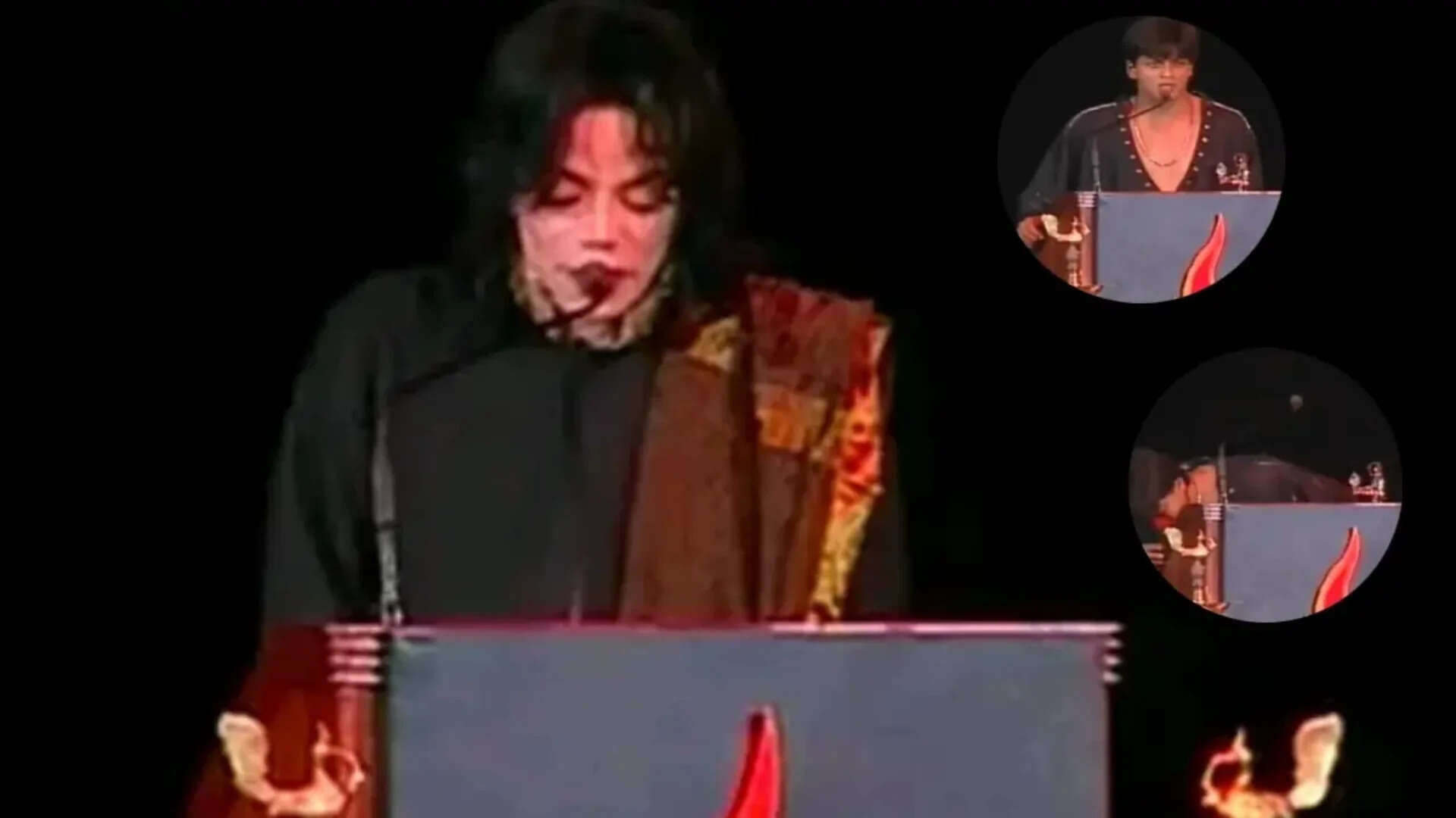 When Shah Rukh Khan kissed the dais where MJ stood