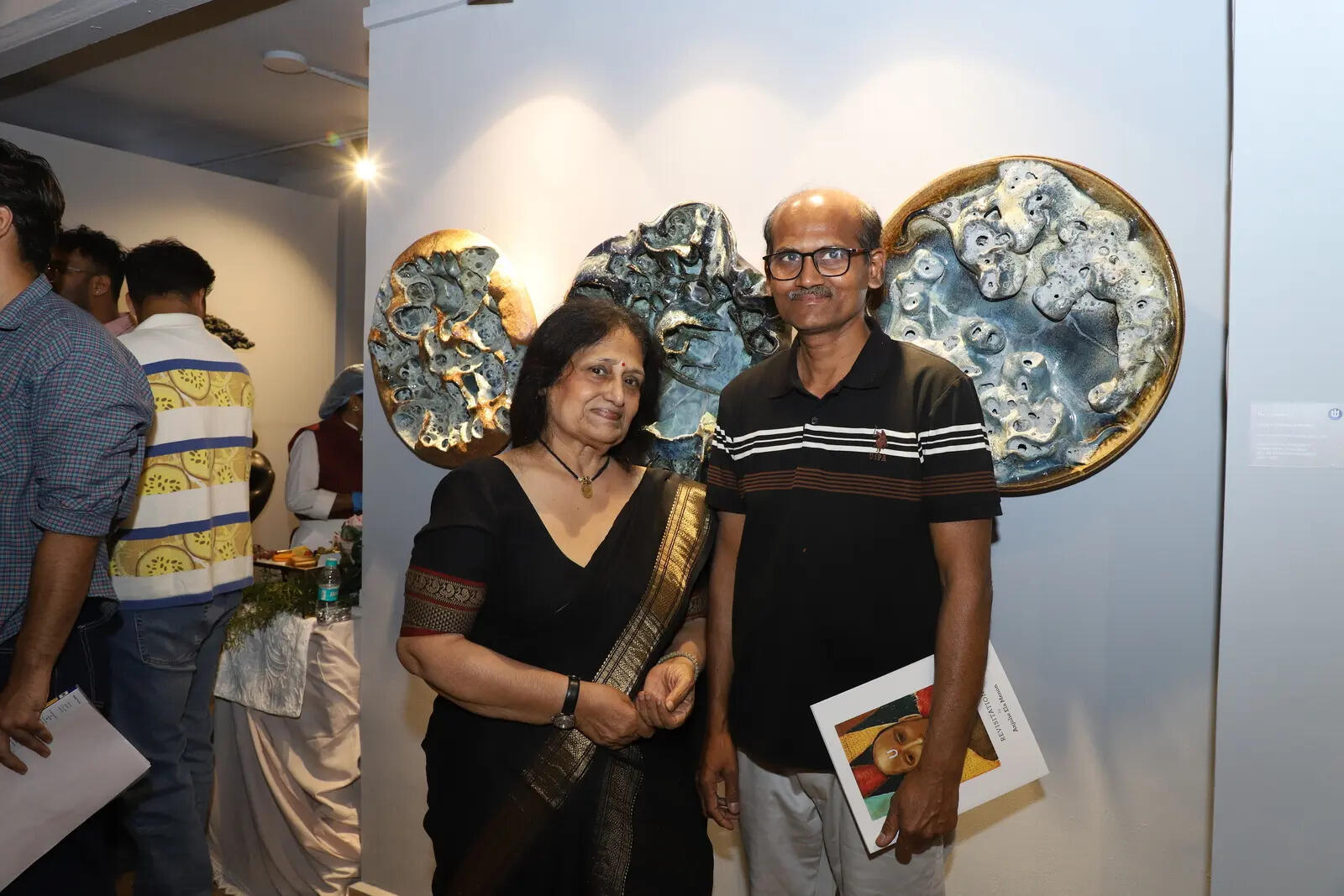 Art critic & curator Uma Nair & Artist Keshari Nandan