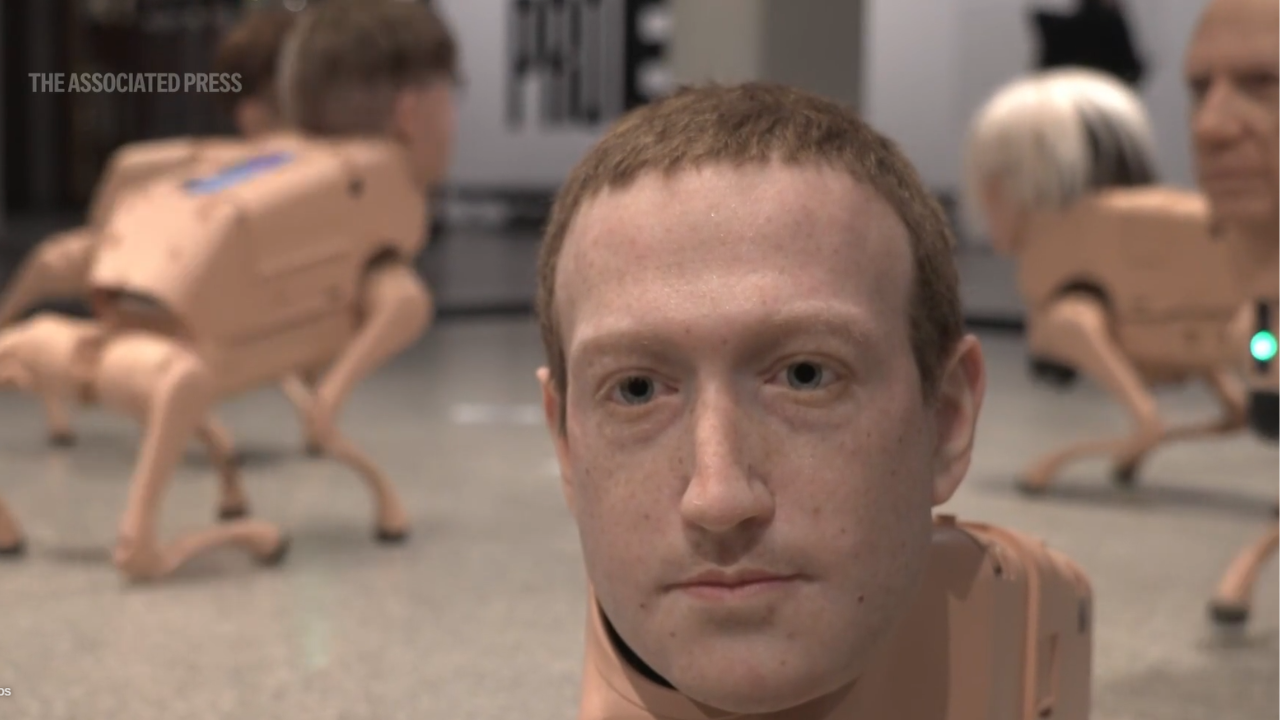 Jeff Bezos reimagined as robo dog