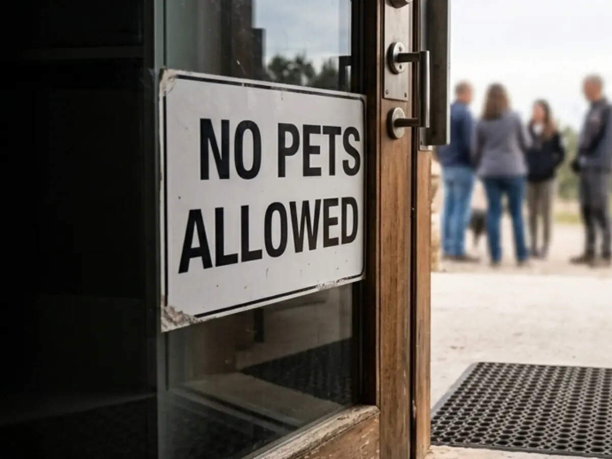 Pets are not allowed at various commercial properties
