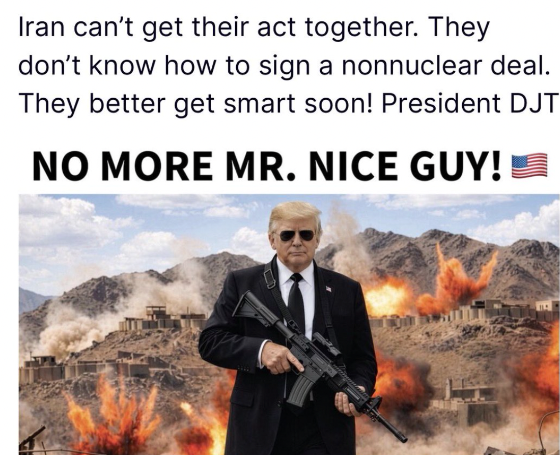 No more Mr nice guy