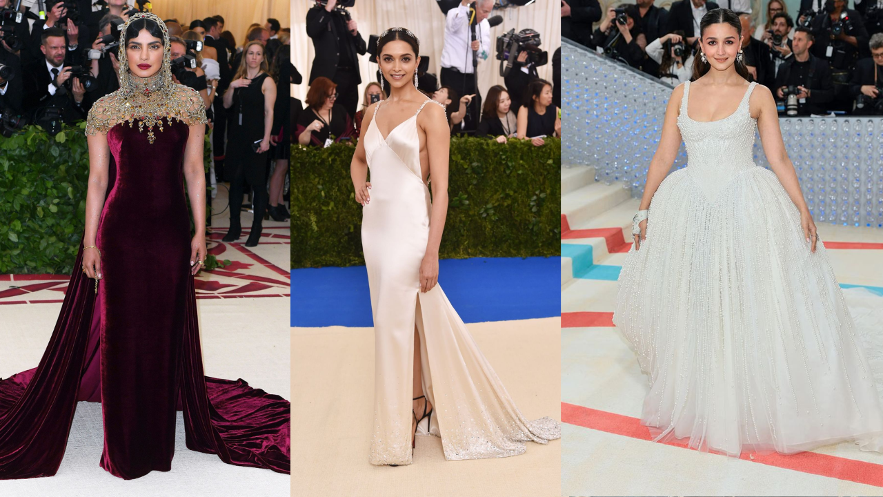 Priyanka, Deepika, and Alia at MET GALA