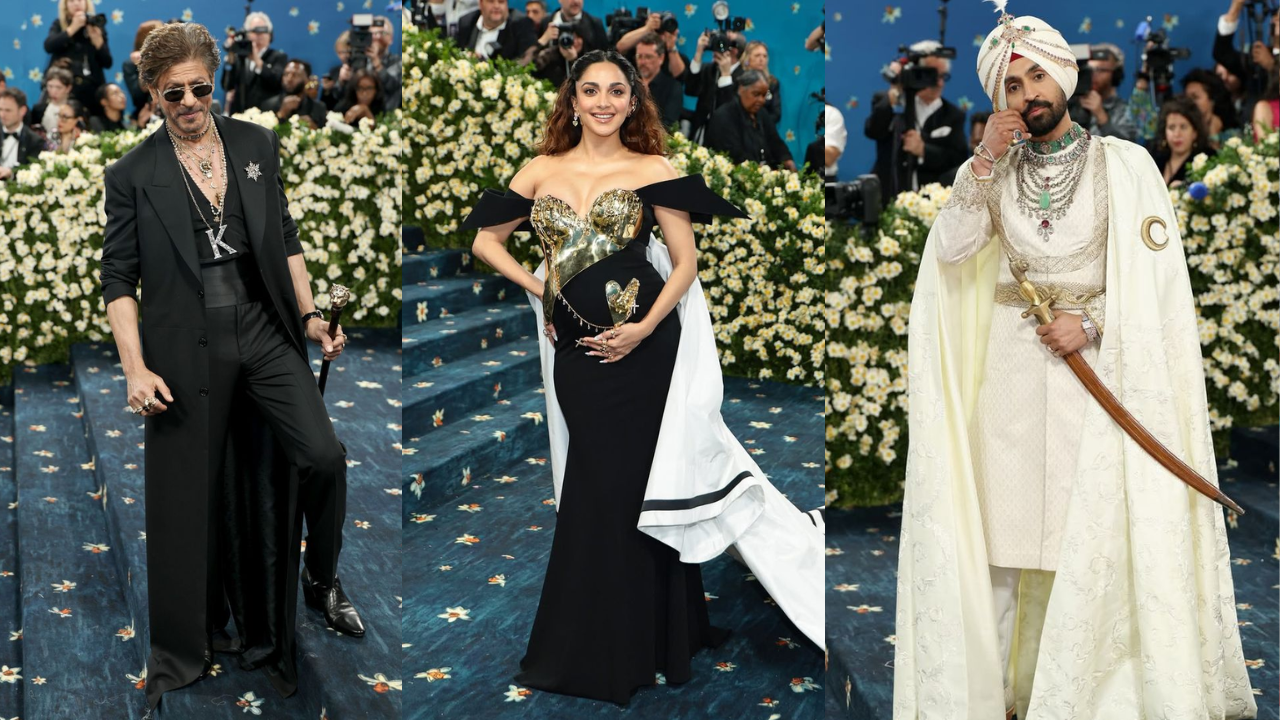 SRK, Diljit, and Kiara at MET GALA