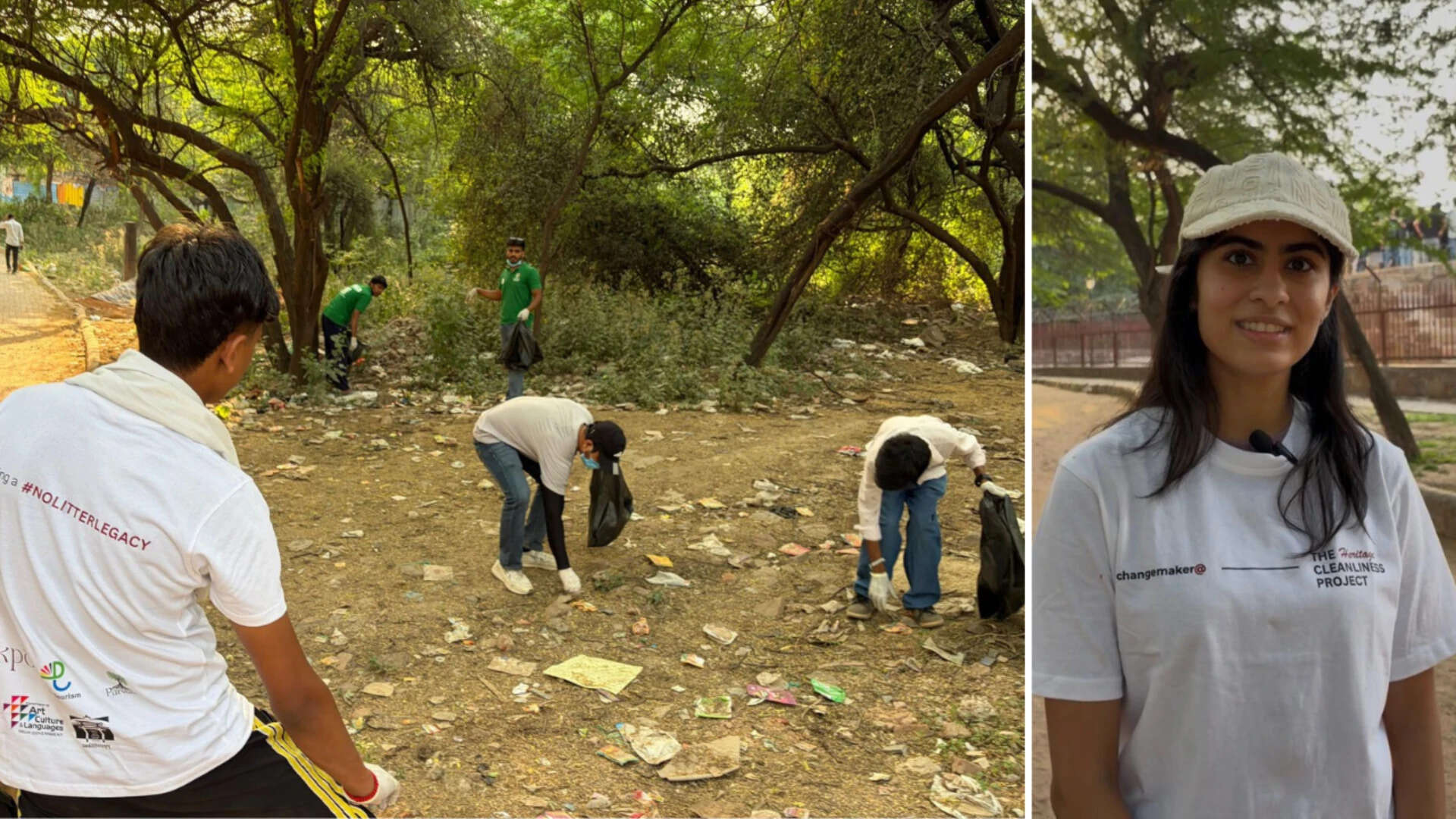 The initiative is led by Simar Malhotra (R )