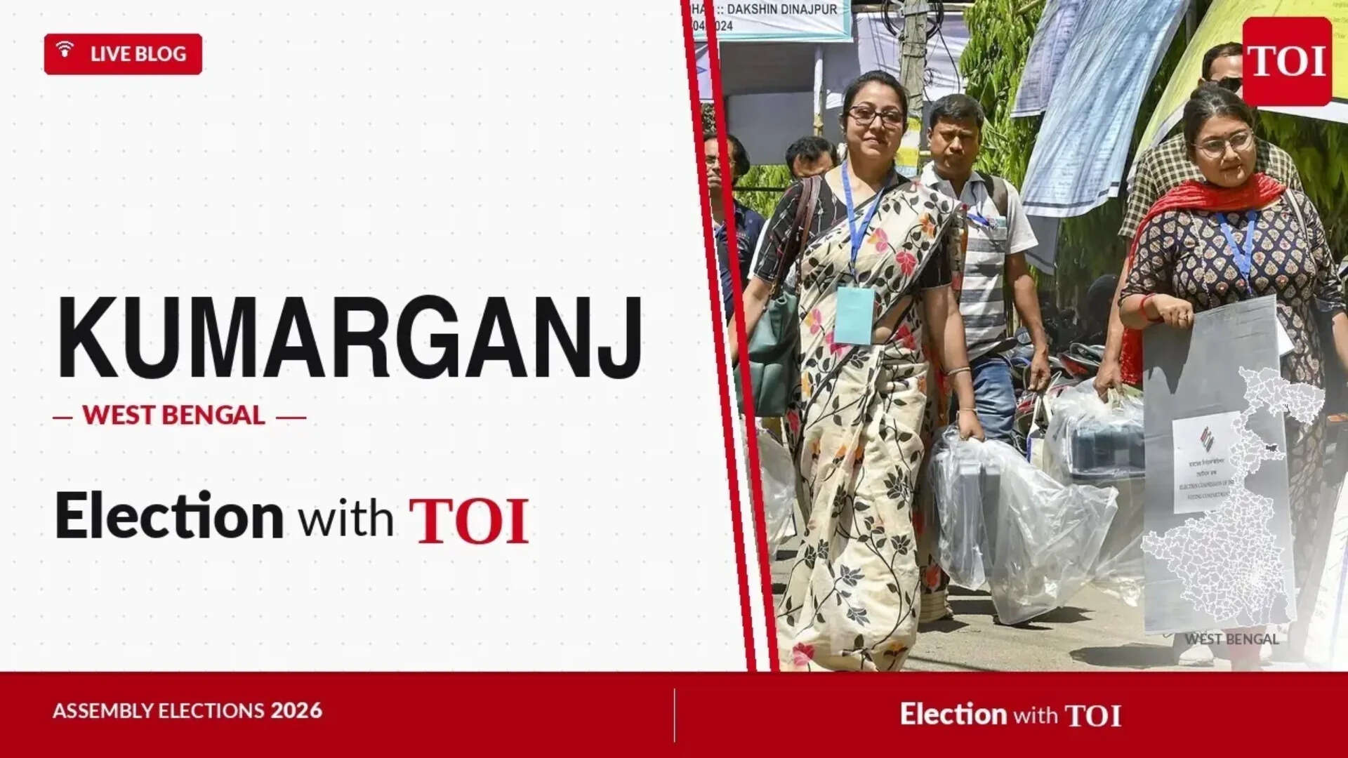 Kumarganj election result 2026: TMC’s Toraf Hossain Mandal defeats BJP’s Subhendu Sarkar by 6,685 votes